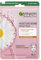 Garnier Moisture Bomb, maschera idratante e lenitiva alla camomilla e acido ialuronico, per pelli sensibili, tessuti biodegradabili e vegani, 28 g