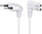 CABLEPELADO Cavo di Alimentazione IEC-320 a Gomito - C7 | Sezione 0,75 mm² | Compatibile con Samsung, Philips, LG, Sony, Sharp, Panasonic LED TV, Sky High Tech TV, PS4 | Bianco | 2 Metri