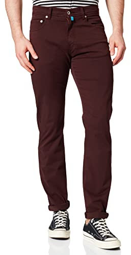 Pierre Cardin Herren Lyon Tapered Futureflex Strech 5 Pocket Hose, Rot (Wein Rot 96), 30W / 34L EU