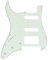 Musiclily Pro 11 Trous Gaucher Moderne HSS ST Pickguard pour Guitare électrique Fender USA/Mexique Strat Floyd Bridge Cut, 3Plis Menthe Vert