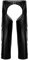 iEFiEL Herren Cowboy Kostüm Western-Kostüm Männer Hose Lack Leder Pants Lang Trachtenhose mit Metallic Schnalle Schwarz XL