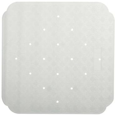 Spirella Tapis Fond de Douche Caoutchouc Ruby 53x53cm Blanc