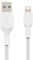 Belkin CAA002bt2MWH Braided Lightning Cable (Boost Charge Lightning to USB Cable for iPhone, iPad, AirPods) MFi-Certified iPhone Charging Cable, White, 2 m