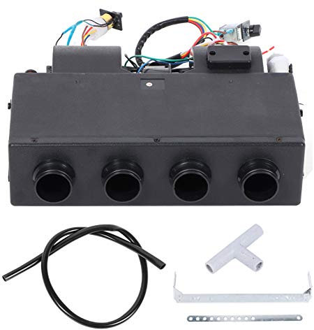 Ventilador para Calefactor de Coche Aramox, evaporador de Aire Acondicionado Universal de 12 V, termostato de refrigeraci¨®n por Debajo del Tablero, 3 velocidades, 600CFM para Coche, Cami¨®n