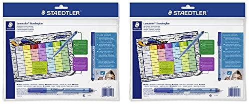 Staedtler Lumocolor 641 SP2, Studenplan trocken abwischbar mit correctable, DIN A4 Format (2)