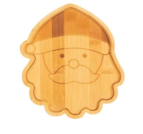 Sass & Belle Santa Bamboo Plate