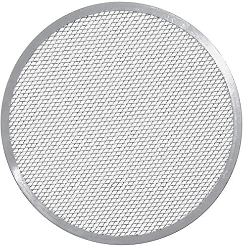 MCM service Retina Spargifiamma in Alluminio per Pizza, Pane e Altro-Diametro 40,5cm, Argento