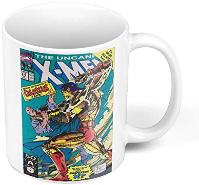 French Unicorn Ceramic Coffee Mug 325ml X Men Comics Marvel Vintage Poster Comic Book Cover