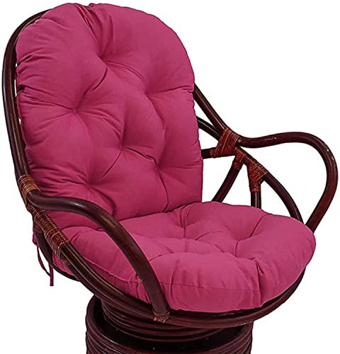 TMXK Sitzkissen fr Rattansessel Auflage fr Rattanmbel Sitzpolster Rckenlehne mit Schnre Gartensessel 120 x 60cm