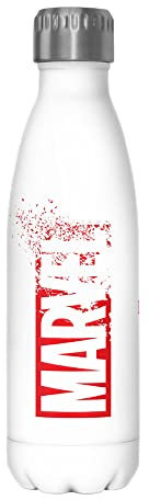 Marvel Polvere 17 Oz Bottiglia di Acqua In Acciaio Inossidabile, 17 Oz, Multicolore