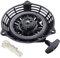 Gashwer Arrancador de Retroceso para cortacésped Compatible con Honda GC 130/160 GCV 130/160 4hp 5hp 6hp 6.5hp EN2000 Hru19 GC135 GC160 Piezas Motor generador Motor reemplazo 28400-Zl8-023ZA Negro