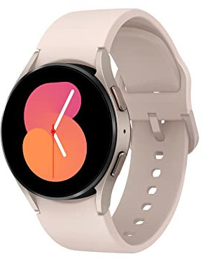 Samsung Galaxy Watch5 Smartwatch, Gesundheitsfunktionen, Fitness Tracker, ausdauernder Akku, Bluetooth, 40 mm, Pink Gold inkl. 36 Monate Herstellergarantie [Exklusiv bei Amazon]