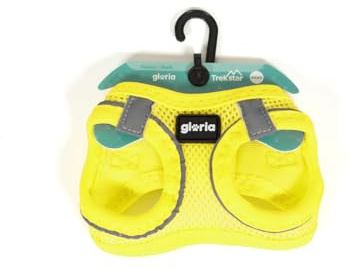 Harness for Dog Gloria Trek Star 32.5-35.3 cm 45-47 cm Yellow M
