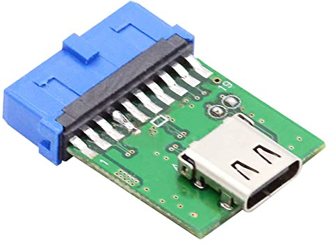 NFHK Single Port USB 3.1 Type C USB-C Female to USB 3.0 Motherboard 19pin 20pin Header Adapter PCBA 5Gbps