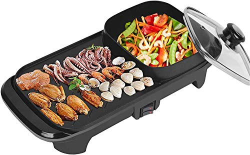 OSCCAR Raclette The Electric BBQ Grill And Hot Pot Easy To Clean Large Grill Area Machine Electric Stone Grill Cooks Professional Traditional Raclette Grill