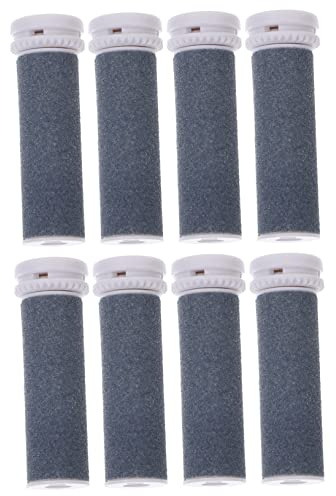 FRCOLOR 8 Stück Salon-Ersatz-Entferner Für Hornhaut Tragbares Entfernungswerkzeug Schwarze Pediküre-Köpfe Haut-Nachfüllung Hartbedarf Schleifmaschine Grober Elektrischer Kopf Für