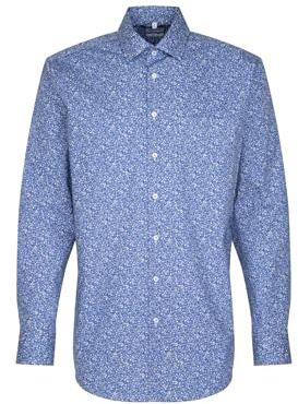Seidensticker Herren Business-Hemd - Regular Fit - Soft - Kent-Kragen - Langarm - 100% Baumwolle