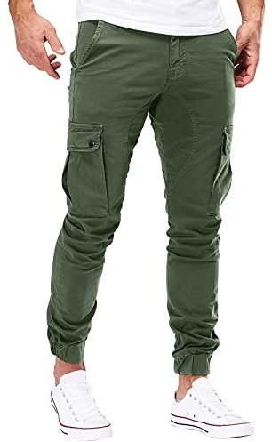 EODJXIO Pantaloni Pelle Uomo Motociclista Jeans Strappati Pantaloni Corti Uomo Estivi Sportivi Pantaloni da Caccia Uomo Pantaloncini Rossi Bambino 8 Anni Jeans Zampa Uomo, XXL, Z1-verde