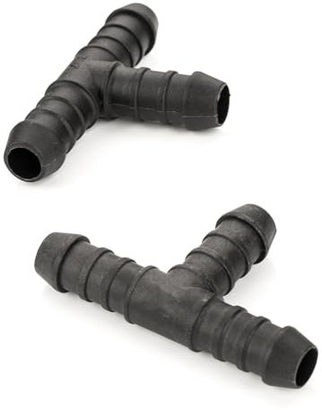 LST 2x Kupplung Kraftstoffleitung Polyamid T-Stück Benzin ölbeständig 12 mm