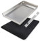 Bundle Set: Wiederverwendbare Katzentoilette aus Edelstahl, kompatibel mit Petsafe-Tablett für selbstreinigende Katzentoiletten, Geruchskontrolle, antihaftbeschichtet, leicht zu reinigen,