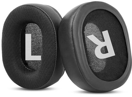 HTINDUSTRY Cuscinetti di ricambio per le orecchie compatibili con le cuffie da studio AKG K361 K371/BT Cuscinetti per le orecchie con tessuto traspirante/schiuma ad alta densità
