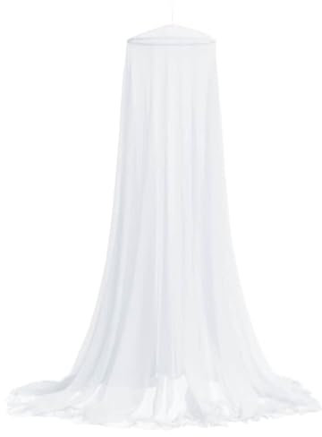 vidaXL Zanzariera per Letto 220 Rete Bianca 56x56x220 cm, zanzariere, zanzariera, zanzariera Portatile, zanzariera per Letto, zanzariera Pieghevole