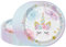 MORAINJAY 16 Pièces Violet Assiettes en Papier Vaisselle Anniversaire à Thème Licorne pour Filles,7 Pouces Assiettes Idéal pour Fêtes d'Enfants,Table Décoration Joyeuse -16 Invités
