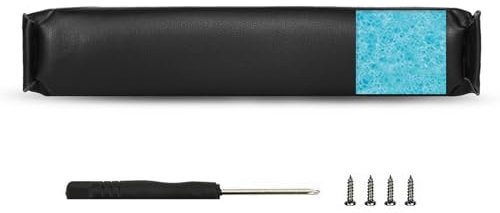 Kit di cuscinetti di ricambio compatibili con cuffie Bose QuietComfort 45 QC45 QC35 QC35 II SE (QC SE), facile installazione fai da te, parti in pelle proteica (nero)