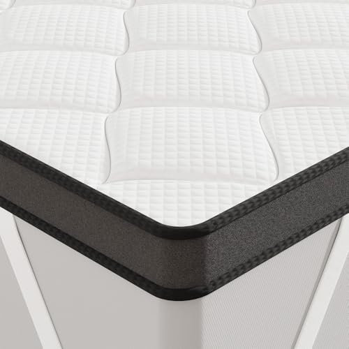 ELEMUSE H3 Matratzen Topper 140x200cm, 7.5cm Höhe Gel-Schaum Matratzentopper – Nicht Abnehmbar – Für Boxspringbett, Wohnmobile & Camping