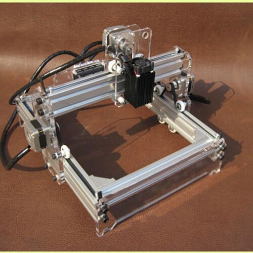 Fresatrice CNC 3 assi macchina per incisione asse X doppio asse Y regolazione 500mw modulo laser precisione 0.1mm per legno PVC