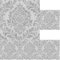 YöL Eleanor Damask Wallpaper Darcy James Classic Metallic Grey (Pack of 5)