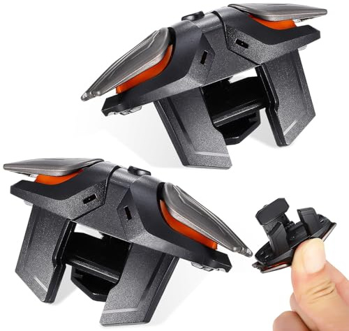 Veemoon Manette De Jeu Mobile avec Câble De Chargement Et Gâchettes De Jeu pour Téléphones Portables Compatible Plupart des Smartphones