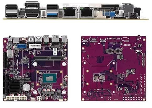 CYMINILMDPC Mini ITX NAS Motherboard,N100,6-Bay 6X SATA3.0, 2X M.2 NVMe, 2X i226-V 2.5G LAN, PCIe x4 Slot, DDR5, Firewall/Server/Home NAS Build