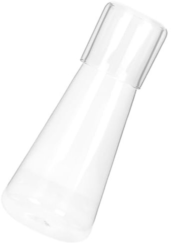 LAPYAPPE Jarra De Vidrio Transparente Botella De Agua Multifunción Resistente Al Calor Frío