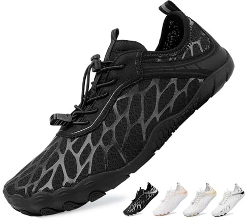 Badeschuhe Herren Damen Wasserschuhe Schnell Trocknend Aquaschuhe Gr.36-46 | Outdoor Schuhe Strandschuhe Unisex Atmungsaktiv Mesh Wasserschuhe Sommer Schnell Trocknend Beach Schuhe