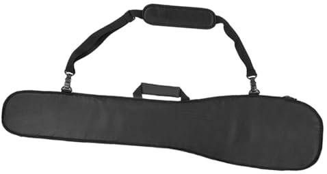 Fenteer Kajak Paddel Lagerung Tasche Organizer Halter Paddel Abdeckung Schutzhülle mit Schulter Gurt & Tragen Griff Tragetasche für Outdoor, Schwarz