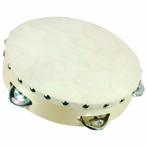Bino 86552 - Tamburin 8 Zoll mit 5 Schellen