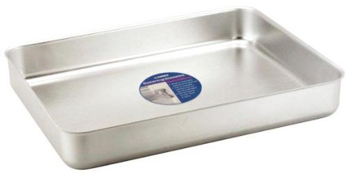 Deep Roasting Baking Tray Aluminium Bakeware Hob to Oven 37 x 27 x 7cm