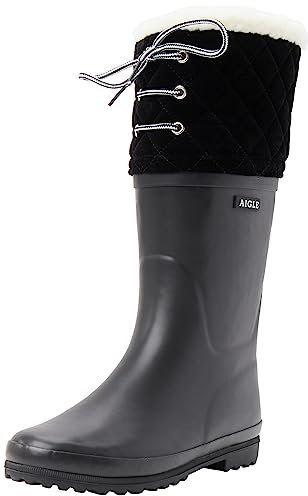 Aigle Polka Giboulee 3756A Stivali da Neve da Donna, Nero (Noir), 35 EU
