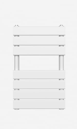 iBathUK | 650 x 400 White Flat Panel Heated Towel Rail Bathroom Radiator