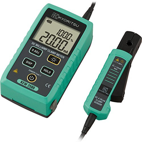 KYORITSU KEW 2500 - Pinza Amperometrica Digitale per la Misura di Correnti Continue in Conduttori con di Diametro Massimo 6 mm, Grigio