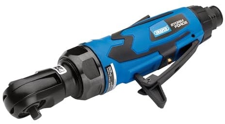 Draper 65018 Storm Force - Trinquete de aire rechoncho (unidad cuadrada de 1/4 pulgadas), azul