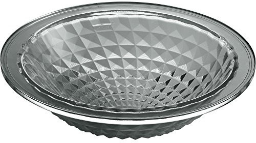KOHLER K-2361-TG8 Kallos, ARTIST EDITIONS Oval Glass Under Mount Bathroom Sink, Translucent Stone