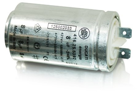 Aeg Bendix Electrolux John Lewis Tricity Bendix Zanussi Tumble Dryer 8uf Capacitor. Genuine part number 1250020334