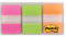 Post-it Haftstreifen Index Strong - 36 Haftstreifen 25,4 mm x 38,1 mm - Farben: Orange, Pink, Grün - Zum Markieren, Hervorheben oder Farbcodieren wichtiger Informationen