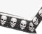 Amscan 571158 - Tischdecke Fright Night, aus Plastik, Größe 137 x 243 cm, Deko, Tuch, Tischläufer, Totenkopf, Skull, Skelett, Halloween, Horror-Party, Mottoparty