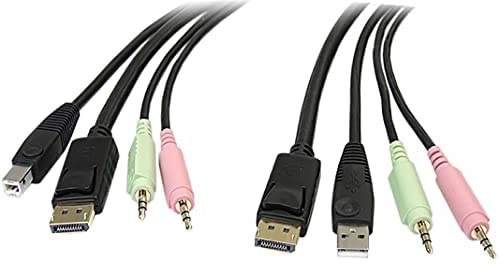 Neomounts Newstar KVM Switch Cable, USB 3 m Black KVM Cable – KVM Cables (USB, 3 m, Black, USB)