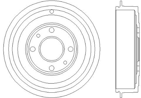 Textar 94019900 Bremstrommel