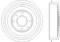 Textar 94019900 Bremstrommel Set of 2
