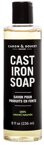 Caron & Doucet - Cast Iron Soap - 100% Plant Based Castile & Coconut Soap; No Detergents, No Surfactants, No Artificial Fragrance, No Synthetic Foaming Agents. Specially Formulated for Cast Iron.